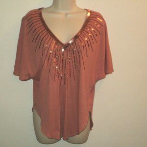 NEW Victoria's Secret Ludi XS Oversized Top Rust
